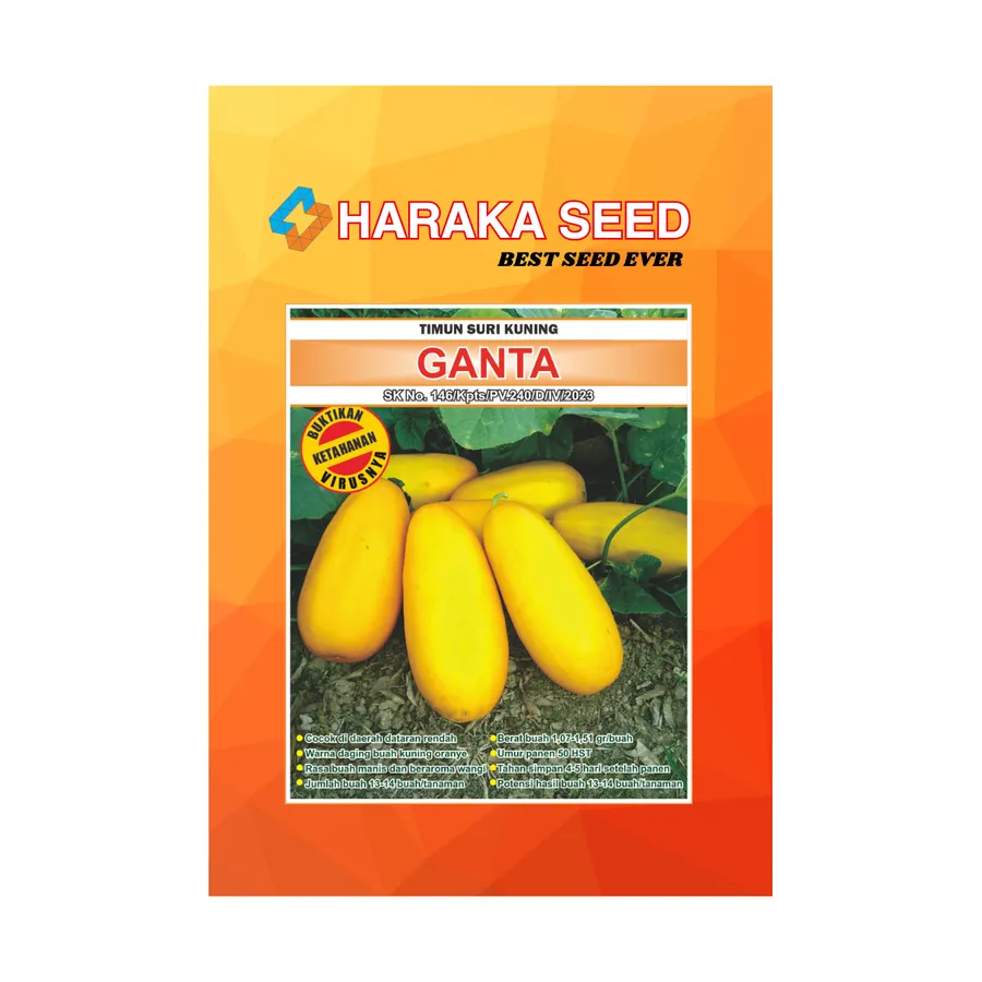Kemasan benih timun suri GANTA HARAKA SEED