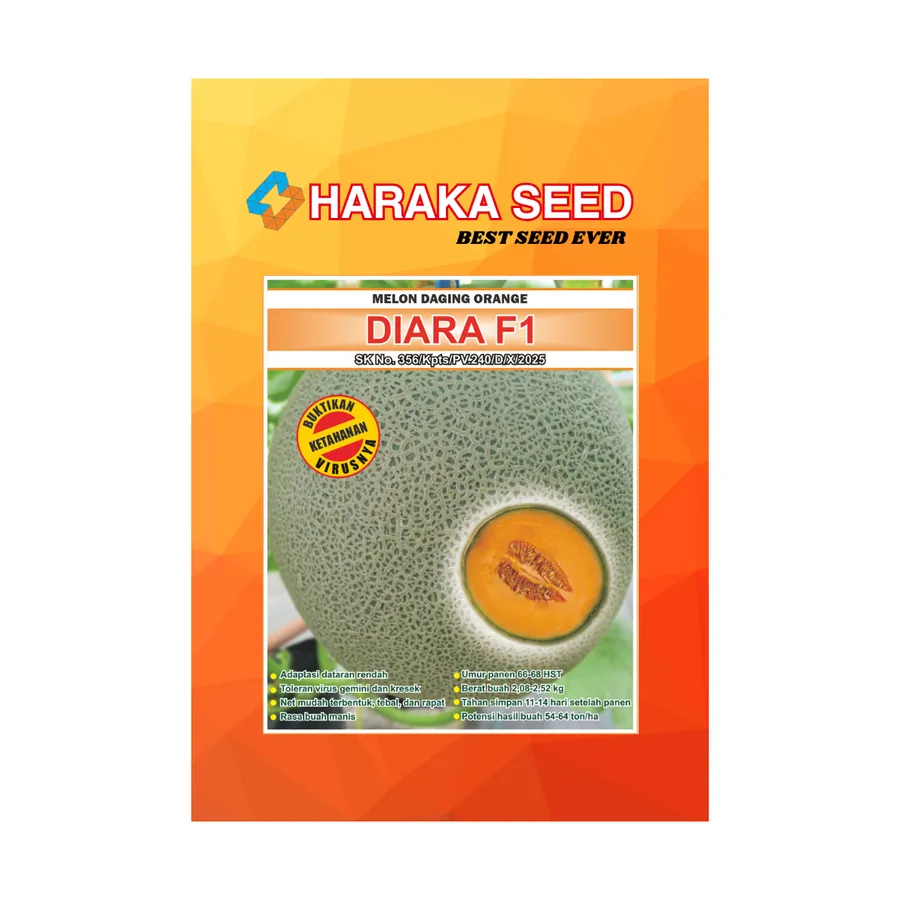 Kemasan benih melon DIARA F1