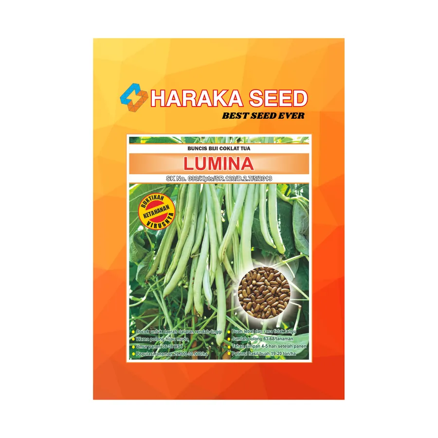 Kemasan benih Buncis Biji Coklat Tua LUMINA HARAKA SEED