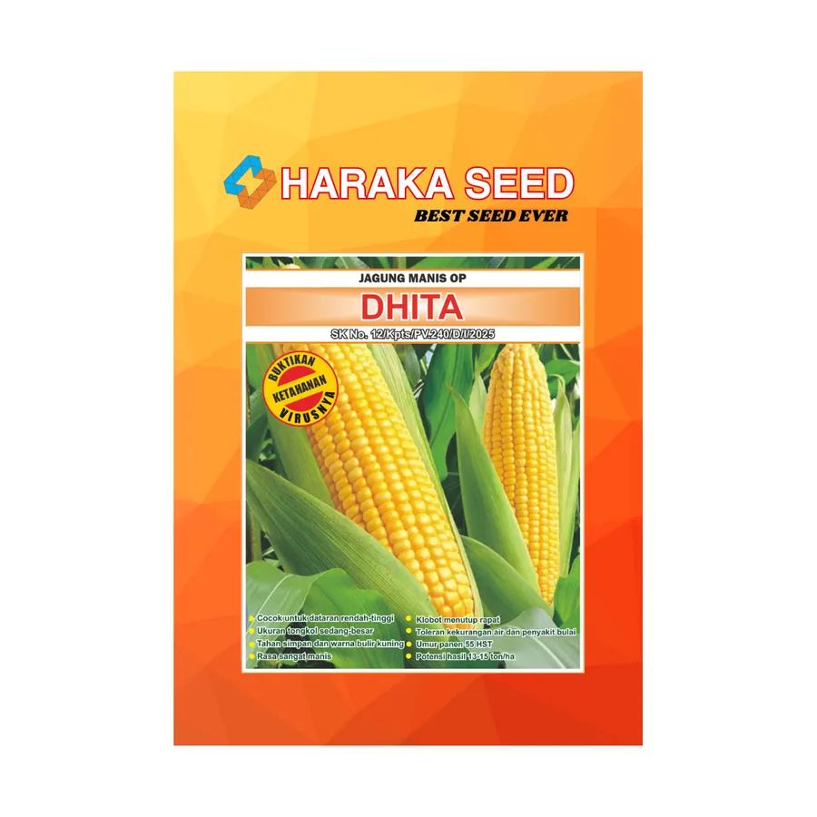 Kemasan benih Jagung Manis OP DHITA HARAKA SEED