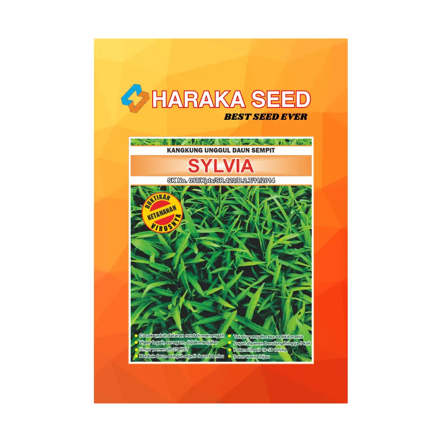 Kemasan benih kangkung SYLVIA HARAKA SEED