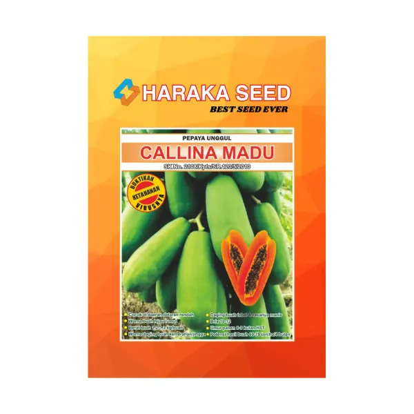 Kemasan benih Pepaya Unggul CALLINA MADU