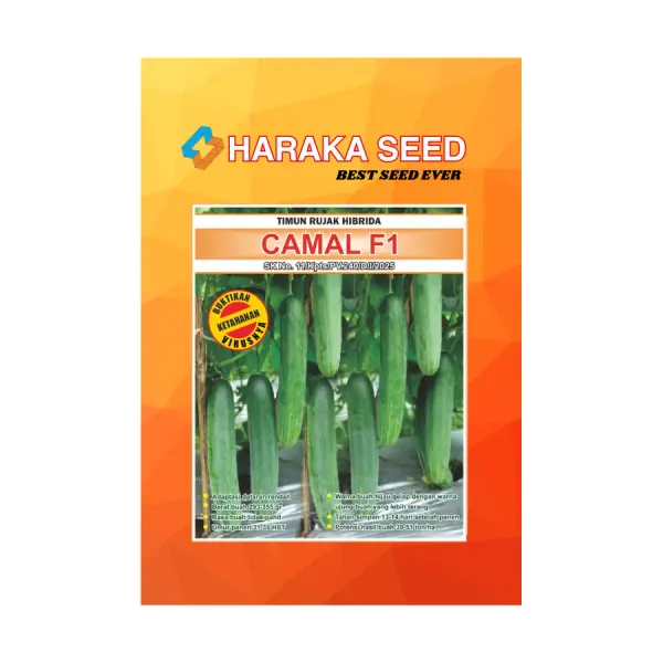 Kemasan benih Mentimun Rujak Hibrida CAMAL F1