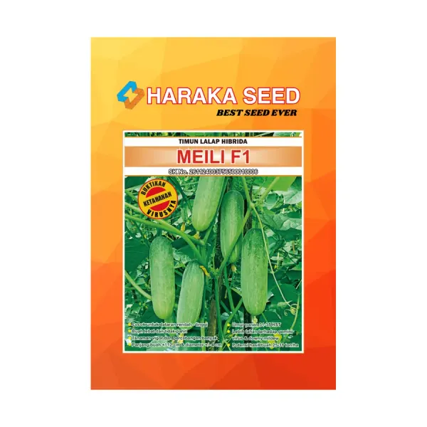 Kemasan benih Mentimun Lalap Hibrida MEILI F1